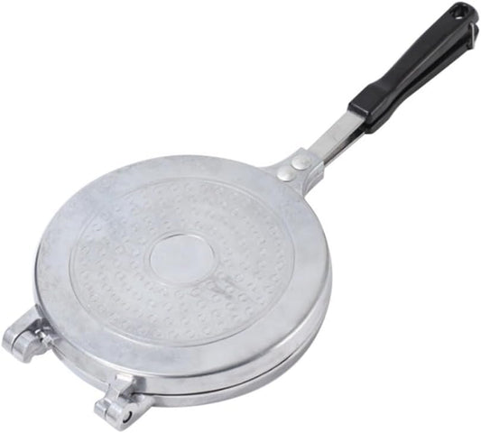 Double Sided Omelet Pan - 20cm Nonstick Aluminum Alloy Frying Pan Pancake Sandwich Maker for Home Kitchen Breakfast, Easy to Clean(Silver)