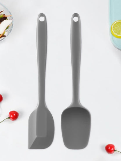 5-Pack Silicone Spatula Set – Heat-Resistant Baking, Cooking & Mixing Tools, Seamless Design, Non-Stick & Easy to Clean, Aqua Sky