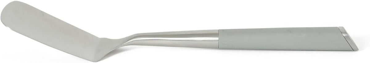 Calphalon Slotted Turner, Kitchen Flipping Spatula, Slotted Spatula, Stainless Steel Turner with Silicone Heat Resistance Handle, Nonstick-Safe Spatula for Draining and Flipping (Navy)