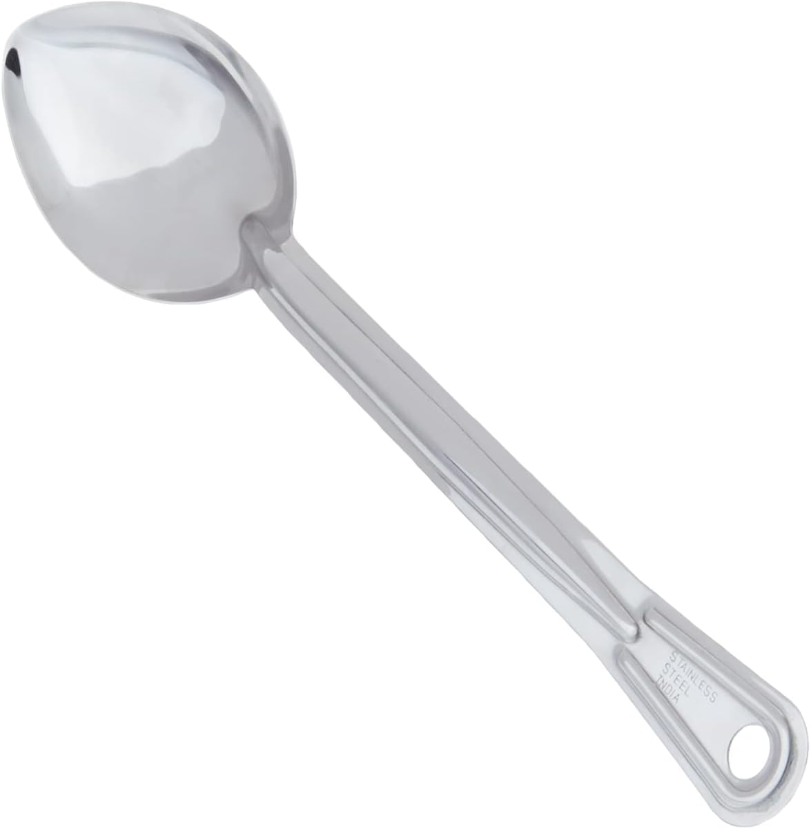 Winco BSOT-13 Solid Stainless Steel Basting Spoon, 13-Inch,Medium