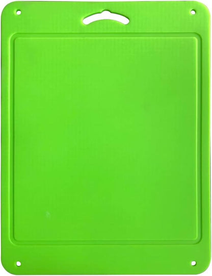 Kingneed Silicone Chopping Mat Flexible Thick Cutting Board Food Grade Material Odorless Two Sided Non-Slipping 0.15 inch Thickness, 12.6 x 9.6 inch for Kitchen (Blue)
