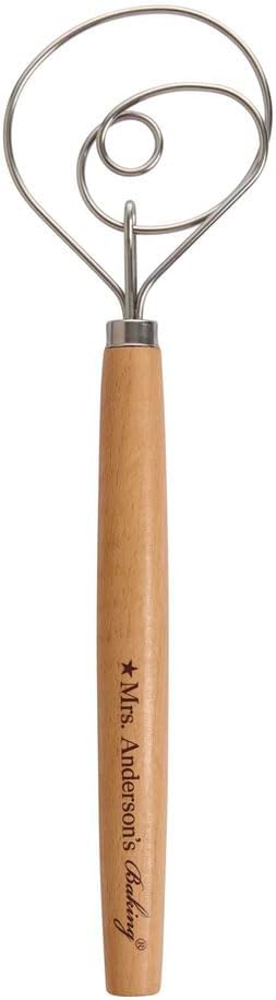 Mrs. Anderson’s Baking 6-Wire Pastry Cutter and Dough Blender, Stainless Steel with Wood Handle