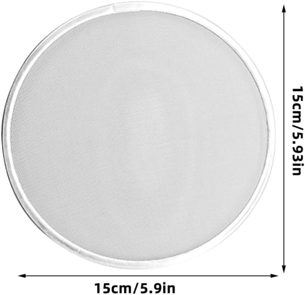 Amosfun 6 Inch Square Air Fryer Splatter Screen Oilproof Mesh Accessories Grease Splash Guard for Kitchen Cooking
