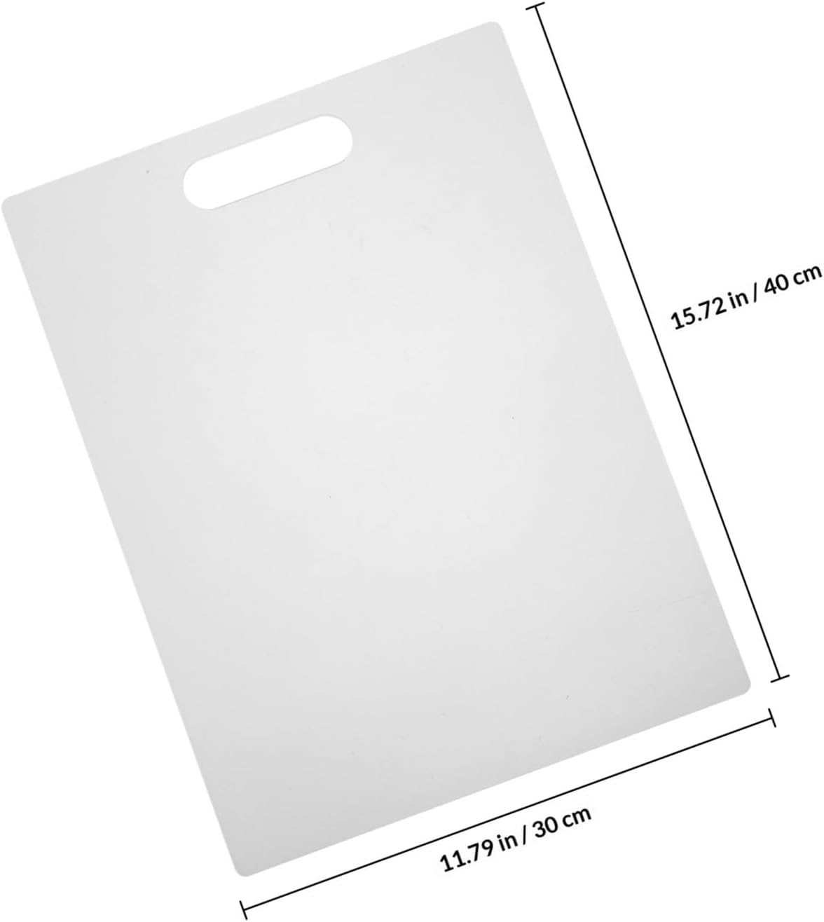 PRETYZOOM Nonslip Acrylic Cutting Board 15.7"x11.8"x0.2" Household Kitchen Chopping Mat for Vegetables Fruits with Anti-skid Surface