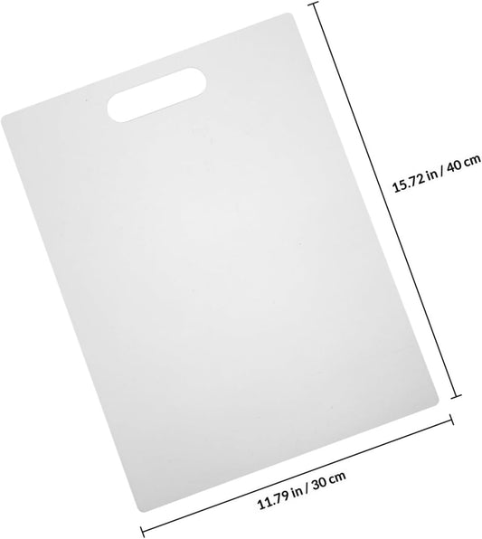 PRETYZOOM Nonslip Acrylic Cutting Board 15.7"x11.8"x0.2" Household Kitchen Chopping Mat for Vegetables Fruits with Anti-skid Surface