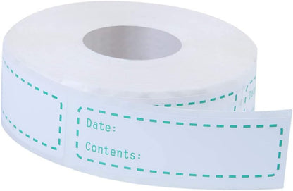 EXCEART 2rolls Food Storage Date Labels Kitchen Stickers for Keeping Removable Adhesive for Freezer and Refrigerator Use for Food Organization