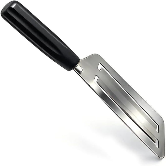 German Steel Professional Sauerkraut Cabbage Slicer, Wide Blade Stainless Steel Shredder Chopper with Comfort Grip Handle, Multi-Purpose Chopping Knife for Vegetables and Fruits