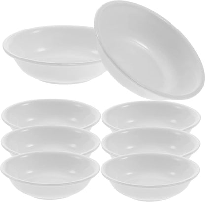 ABOOFAN 10pcs Unbreakable Plastic Dipping Bowls Small Round Sauce Dishes for Appetizers Dishwasher Safe for Sushi BBQ and Party Serving