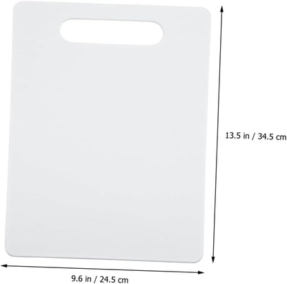 PRETYZOOM Kitchen Cutting Board Chopping Mat Square Plastic Non-slip Cutting Board for Kitchen Use Sturdy Food-grade Plastic Suitable for Fruits Vegetables