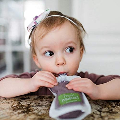 Infantino Squeeze Station for Homemade Baby Food, Pouch Filling Station for Puree Food for Babies and Toddlers, Dishwasher Safe and BPA-Free