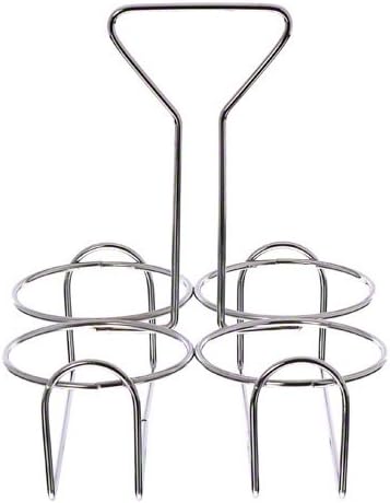 Update International Chrome-Plated Condiment Jar Holder