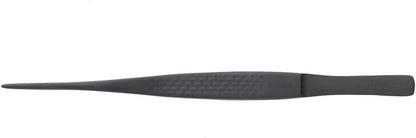 Mercer Culinary 18-8 Stainless Steel Chef Plating Tongs, Offset Tip, 6-1/2 Inch