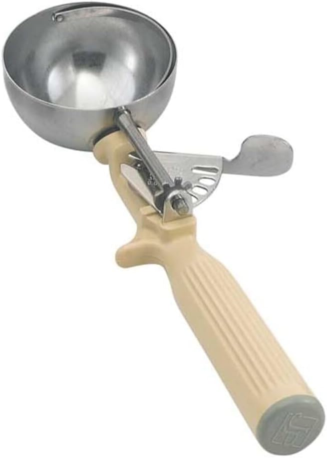 Vollrath 2-2/3 oz Stainless Steel Disher - Size 12,Green
