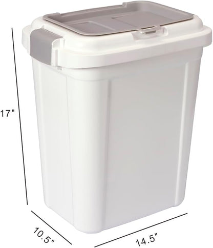 Ashfield & Harkness Airtight Pet Food Storage Container, up to 30 Lbs/ 36 Qt for Dog Cat Bird and Other Pet Food Storage, Easy Acces Including Scoup, Easy Access, Lightweight Keeps Pet Food Fresh