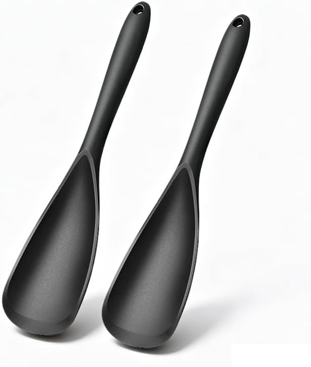 Silicone Cooking Spoons, Spoon Spatula for Mixing, Stirring, Serving