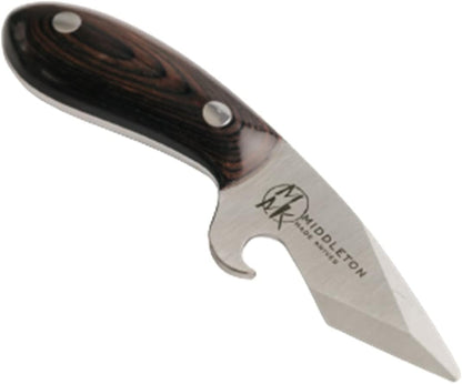 Middleton Made Knives Brew Shucker Oyster Knife with Bottle Opener, Walnut