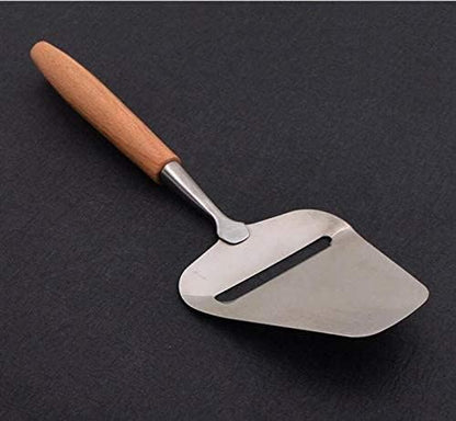 Cheese Slicer Plane Stainless Steel Cutter Spatula Server Wood Handle