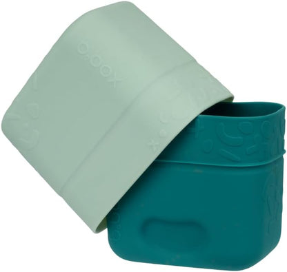 b.box Silicone Snack Cup (2-pack): Divider for Bento Box & Lunch Box, Ideal for Separating & Containing Foods, Dishwasher, Microwave, Oven and Freezer safe (Berry)