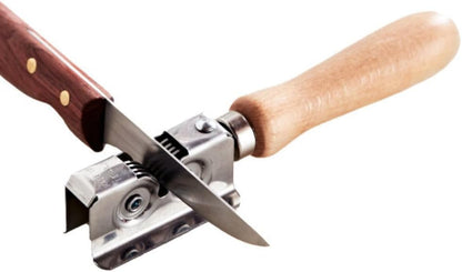 Kings County Tools Manual Handheld Knife Sharpener with Bubinga Handle