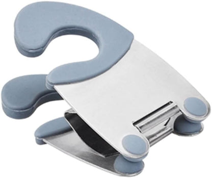 3Pcs Stainless Steel Pot Clip Spoon Holder for Kitchen Cooking