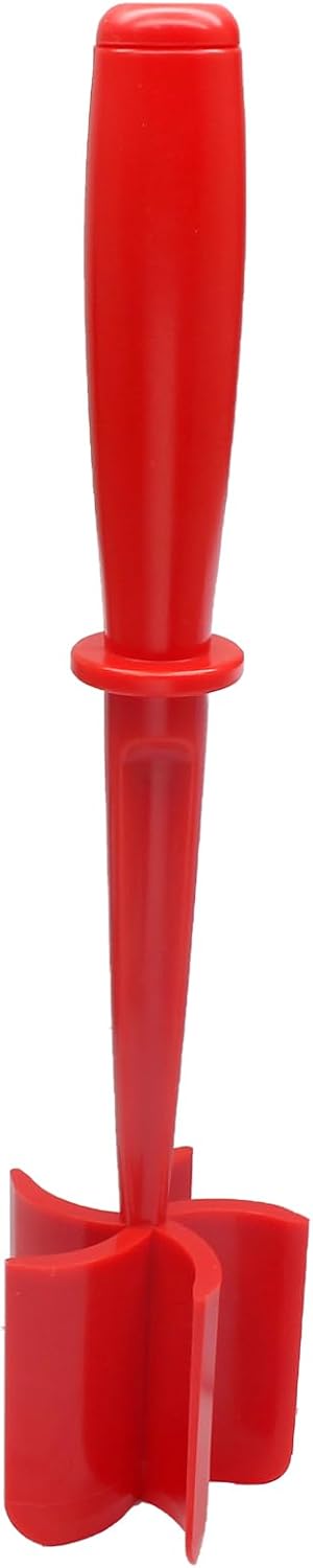Meat Masher, Red, 5 Curve Blade
