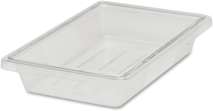 Rubbermaid Commercial Products Polycarbonate Food Storage Box/Tote, 2 Gallon, Clear, for Restaurant/Kitchen/Cafeteria
