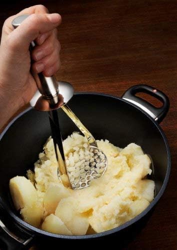 Rosle 12780 Stainless Steel Vegetable & Potato Masher 10 Inch, Silver