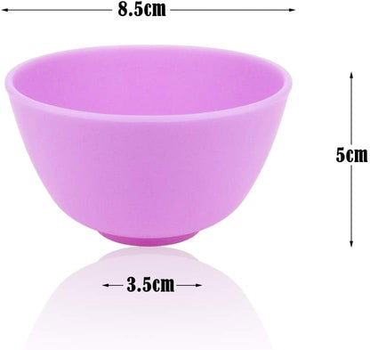 10 PCS Multi-colorful Silicone Mixing, Prep, Serve, Condiment and Facial Mask Bowls for Skincare, DIY Craft, Resin, and Acrylic Painting