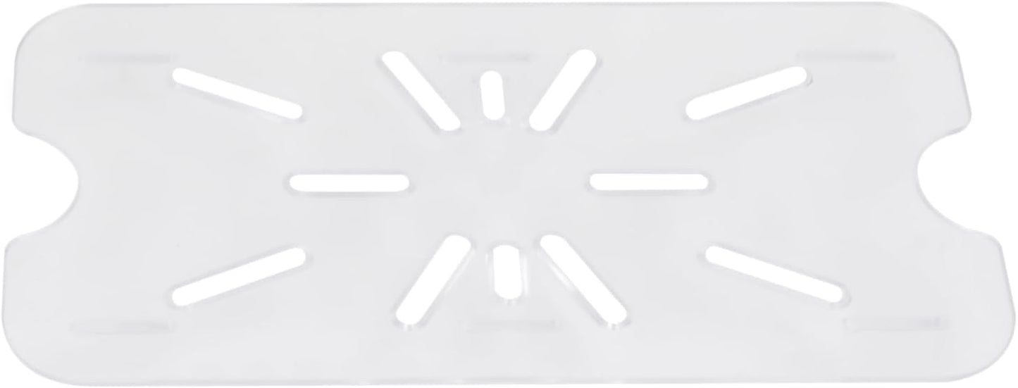 3/4/6 Compartment Stainless Steel Fruit Serving Set with Removable Acrylic Lids, Drainage Mats - Commercial Food Storage Containers for Buffet, Restaurant (3-Pan)