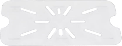 3/4/6 Compartment Stainless Steel Fruit Serving Set with Removable Acrylic Lids, Drainage Mats - Commercial Food Storage Containers for Buffet, Restaurant (3-Pan)