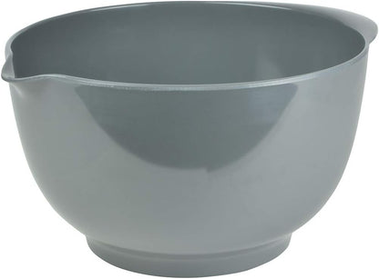 Hutzler Classic 2 Liter Melamine Mixing Bowl, Gray