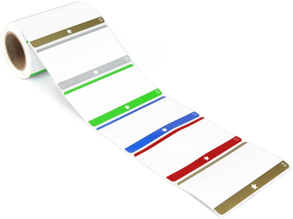 L LIKED 200 Stickers - 2" x 3.5" Removable Freezer Labels Food Storage Stickers Refrigerator Freezer Paper Labels