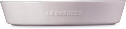 Le Creuset Stoneware Signature Oval Chip and Dip Platter, 13", White