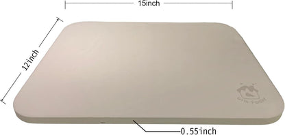 Pizza Stone for Oven & Grill, 15 x 12" x 0.6" Thick