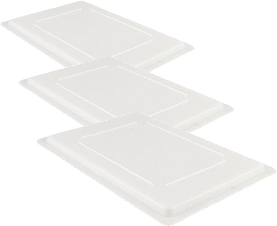 Rubbermaid Commercial Products Polycarbonate Food Storage Box/Tote, 2 Gallon, Clear, for Restaurant/Kitchen/Cafeteria