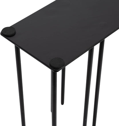 RW Base Black Iron Horizontal Portion Cup / Lid Organizer - 3 Section - 8 1/4" x 3" x 6" - 1 count box