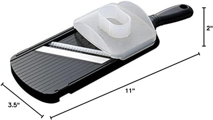 Kyocera Advanced Ceramic Double-edged Mandolin Slicer With Guard, Red