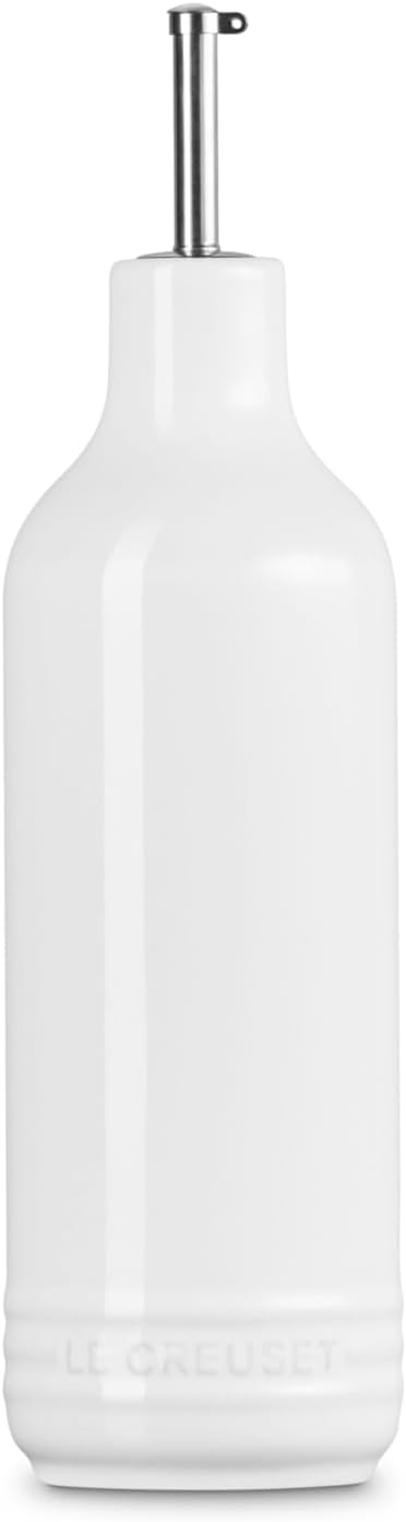 Le Creuest Stoneware Signature Oil Cruet, 20 oz., Flame