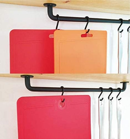 Made in Korea Silicone Cutting Board/Trivet, Non-Slip, 16.7'' x 10.3'', Dishwasher Safe, Easy Grip, BPA Free, Flexible Mat (Large, Red)