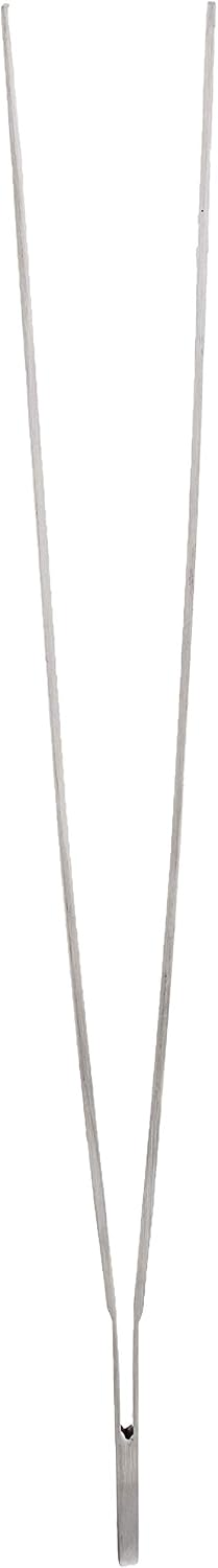 Mercer Culinary 18-8 Stainless Steel Chef Plating Tongs, Offset Tip, 6-1/2 Inch