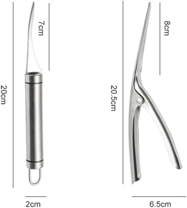 Shrimp Deveiner Tool and Peeler Set Multifunctional Shrimp Deveining Tool