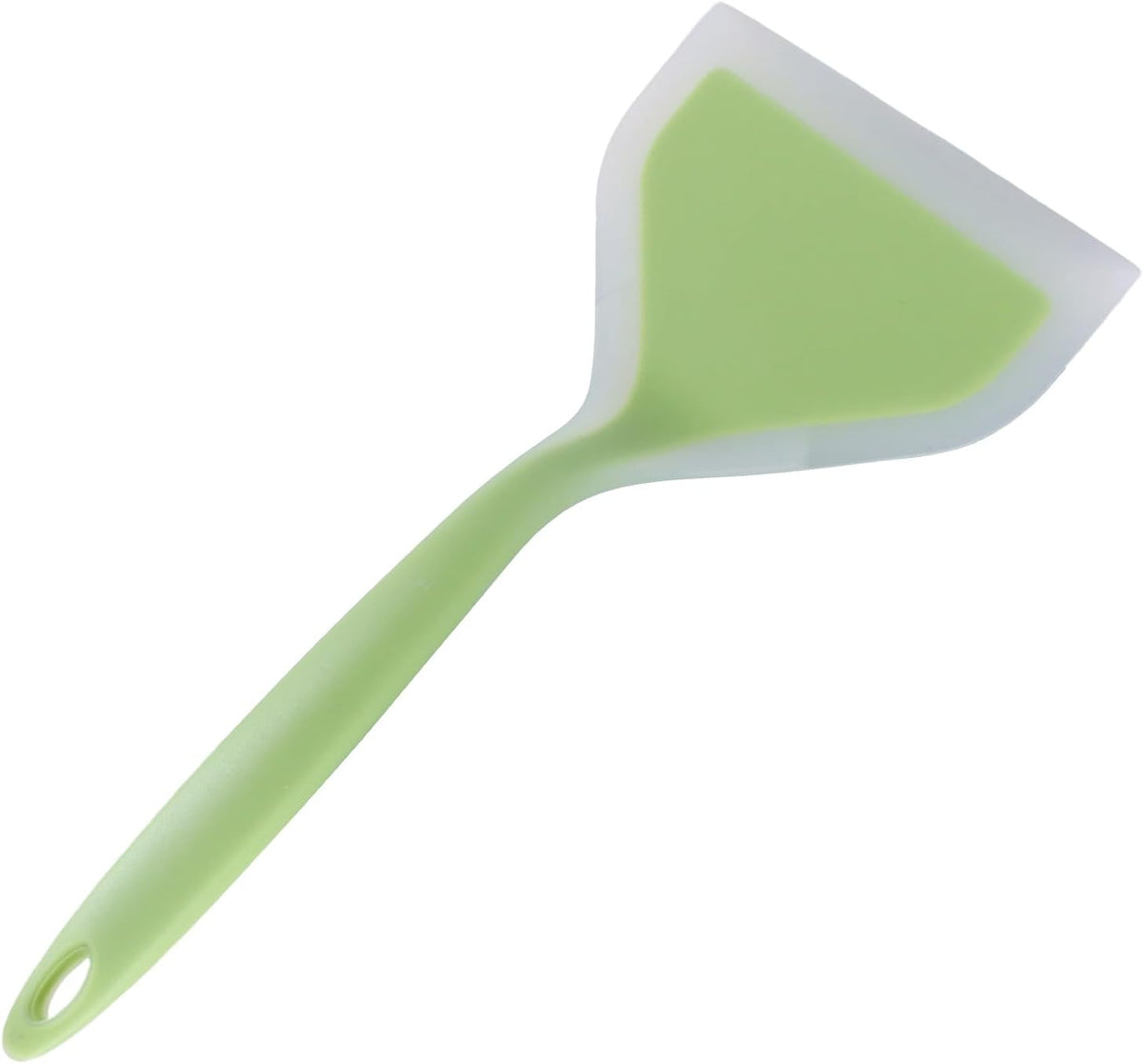 Silicone Turner Spatula, Green, 10.2 Inch
