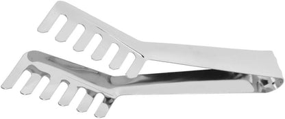 Stainless Steel Spaghetti Tongs - Comb Shaped Pasta Tongs, Noodle Clip, 8 Inches