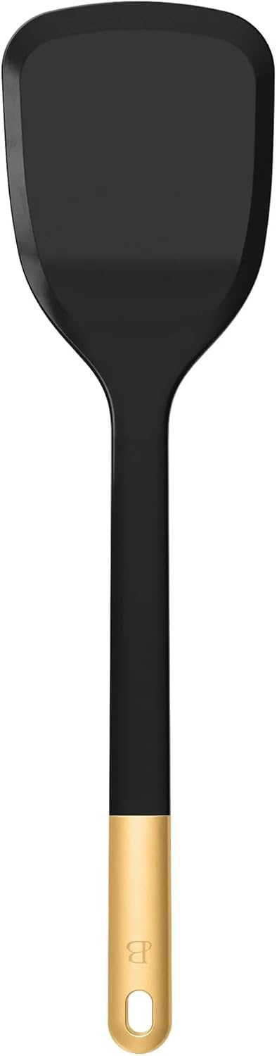 6 Piece Silicone Kitchen Utensil Set with Holder, Heat Resistant Cooking Tools, Nonstick Safe Spatula Spoon Turner Set with Ceramic Storage Crock