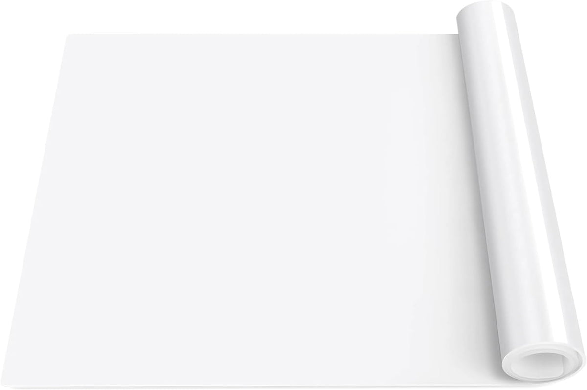 Silicone Placemats, Food-Grade Non-Slip Waterproof, Dining, Stain Resistant, Countertop Protector, Kitchen Counter Mat, Heat Resistant, Baking mat Dishwasher Safe (23.6"×15.7"-1pack, Black)