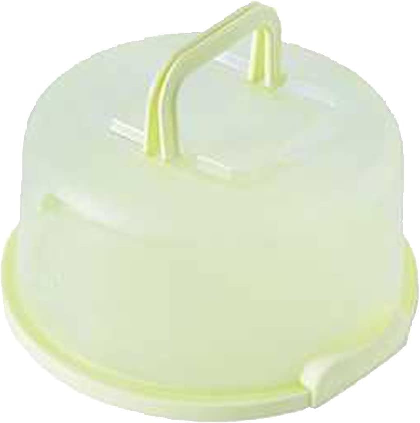 Cake Carrier with Lid and Handle, BPA-Free Cake Containers Cake Holder for 10 inch Cake Cupcake Carrier - Plastic Cover Two Sided Base for Transport Pies Nuts Fruit Perfect Gifts (Blue)