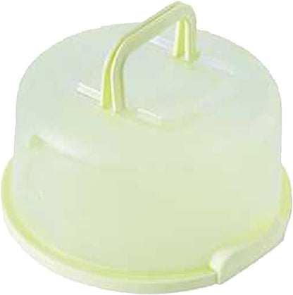 Cake Carrier with Lid and Handle, BPA-Free Cake Containers Cake Holder for 10 inch Cake Cupcake Carrier - Plastic Cover Two Sided Base for Transport Pies Nuts Fruit Perfect Gifts (Blue)