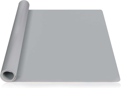 Webake Extra Large Silicone Mat For Countertop, Multipurpose Nonstick Heat Resistant Mat 23.6" x 15.7" for Baking, Rolling Dough, Fondant, Resin Expoxy, Craft, Jewerly (Red)