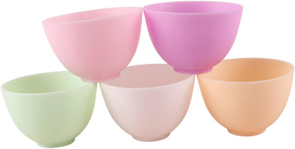 Didiseaon Odorless Anti-drop Silicone Mixing Bowl for Facial Masks Cooking Flexible Microwave Dishwasher Safe for Ingredients Sauces Medium Green