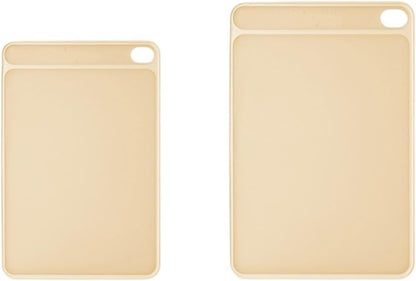 Kitchen Non-slip Thickened Cutting Board Mat And Vegetable(For beige,Large)